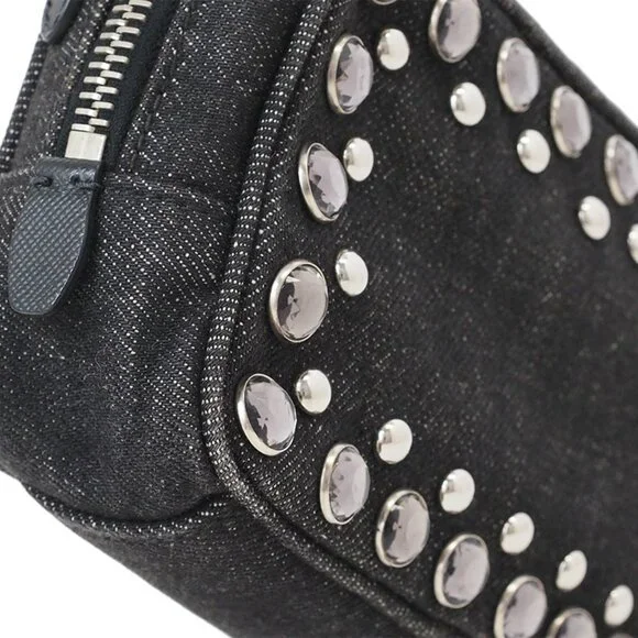 PRADA Black Pochette Shoulder Bag - Picture 11 of 12